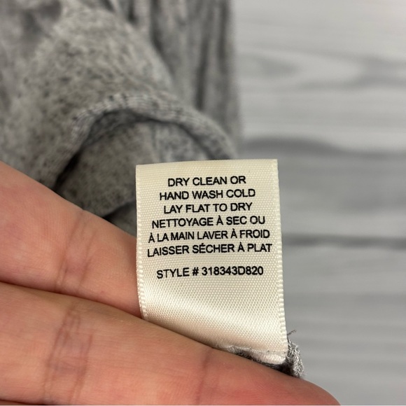 Rebecca Taylor Gray Jersey Knit Open Back Dress Size XS Flowy Coastal - Picture 8 of 10